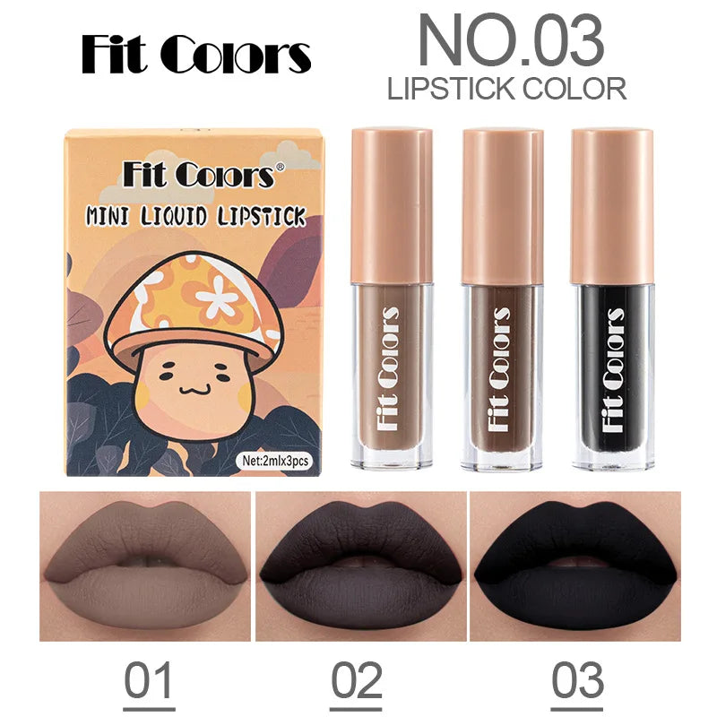 Fruit Lip Oil Set 3pc – Avocado Strawberry Peach | Fit Colors