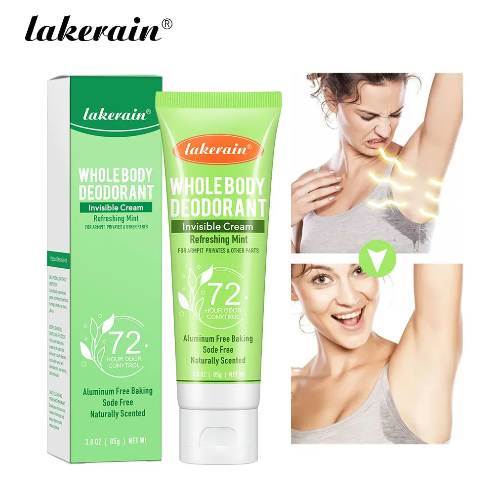 Whole Body Deodorant Deeply Improve Odor Refreshing Non-sticky Mild Formula Multiple Fragrances Creamy Texture Pre-Deodorant Peaceful Pleasures Health and Wellness