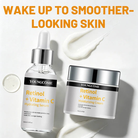 YOUNGCOME Retinol & Vitamin C Hydrating Face Serum Cream Face Serum Cream Oasis Select