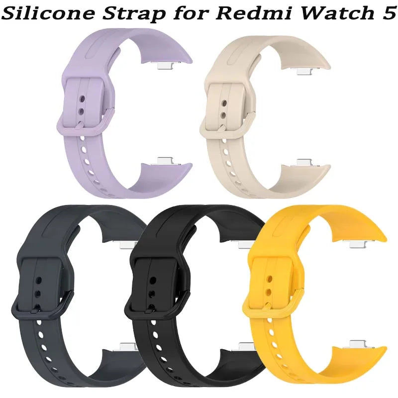 Silicone Strap for Redmi Watch 5 / 4 & Mi Band 9 Pro – Replacement Peaceful Pleasures Health and Wellness