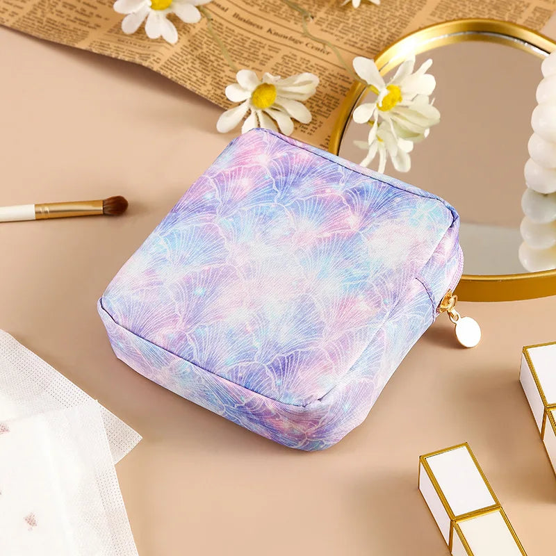Gradient Waterproof Sanitary Pad Pouch & Mini Cosmetic Bag