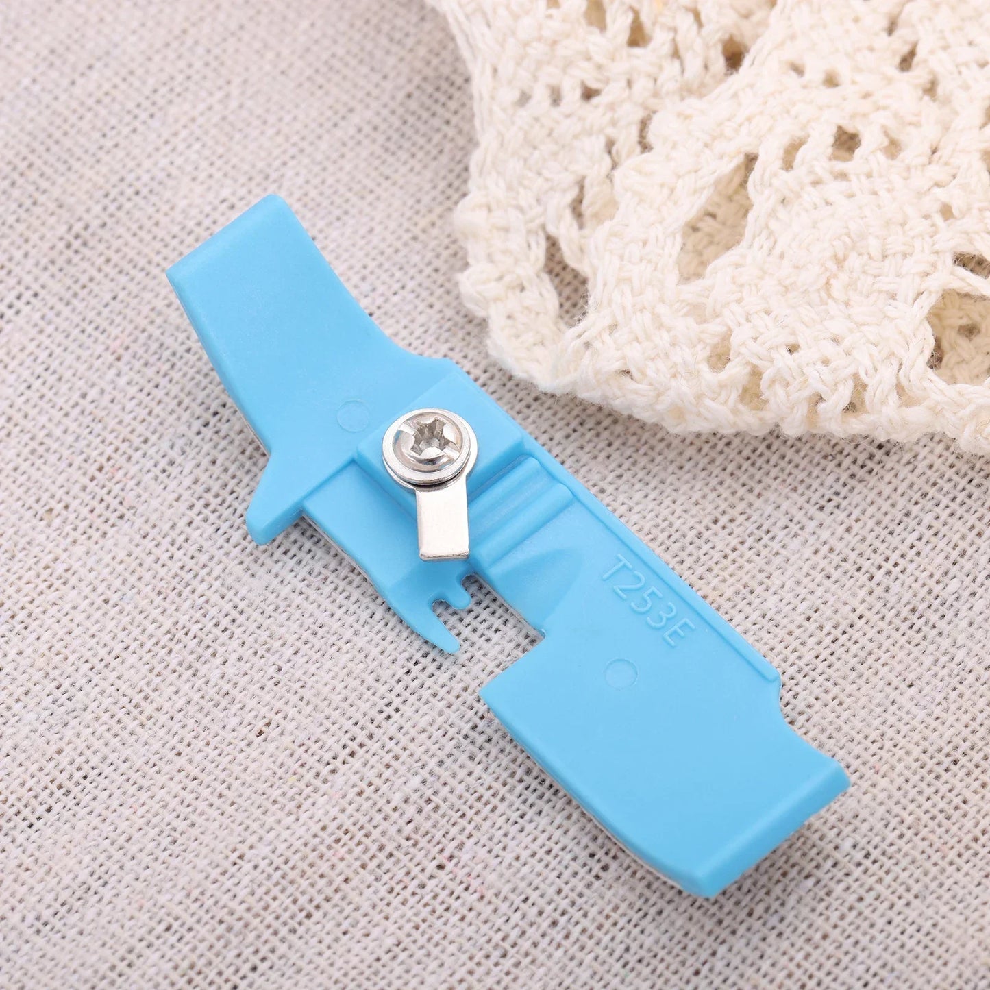 Plastic Presser Foot Bottom Plate – Overlock Sewing Machine Part