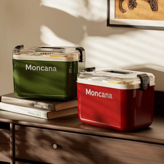 Ultra Large Capacity Portable Plastic Medicine Organizer Box First Aid Storage Case with Dividers for Home and Travel Peaceful Pleasures Health and Wellness