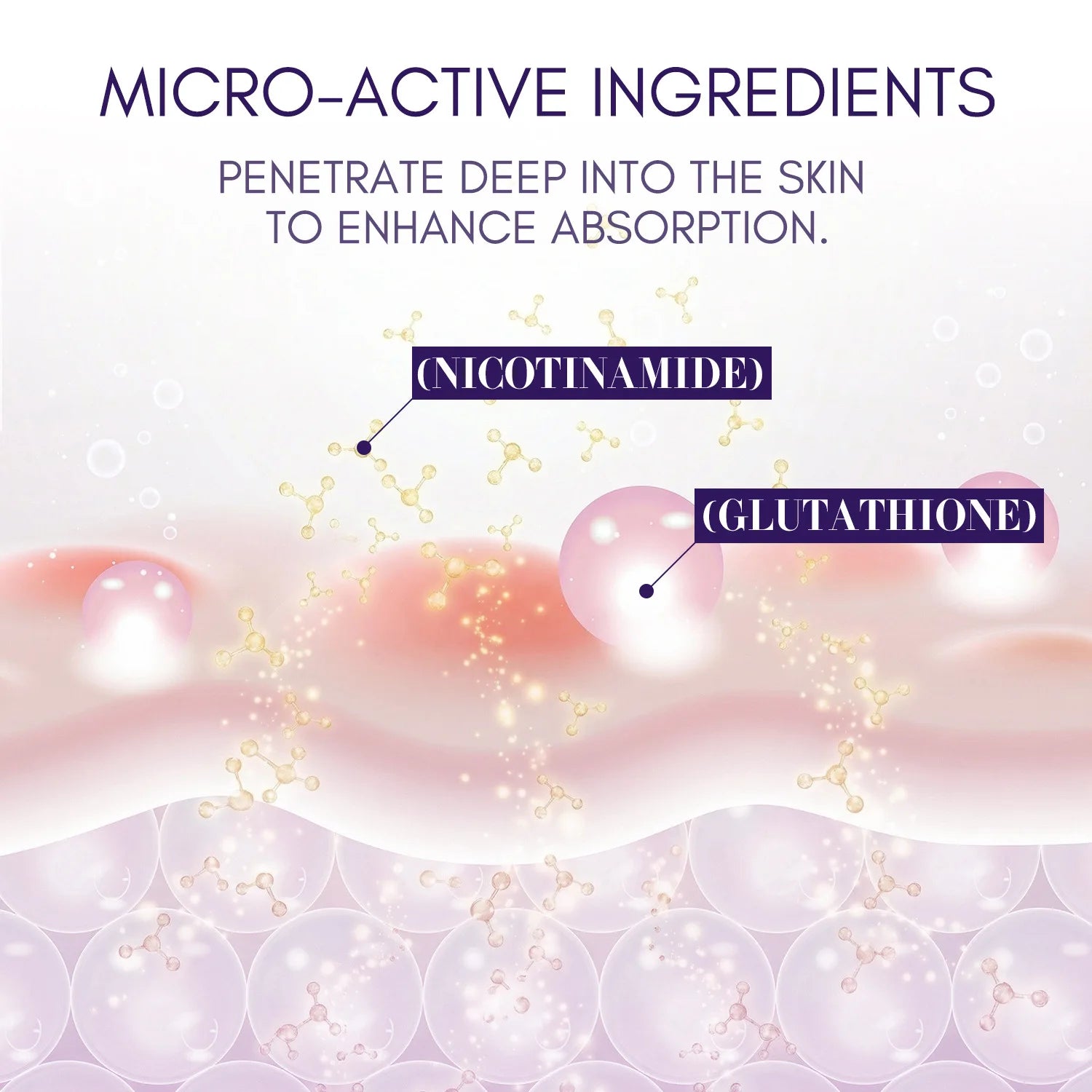 100ml Whitening Ampoule Essence, Glutathione Anti-Aging Essence, Niacinamide Brightening Essence Korean Skincare Products Peaceful Pleasures Health and Wellness