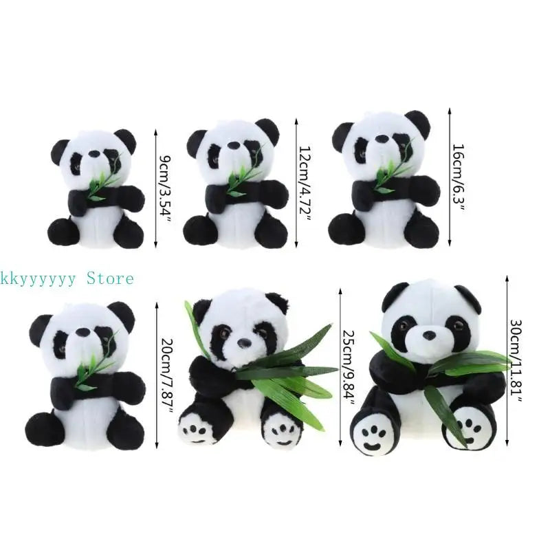 Plush Panda Stuffed Animal Throw Pillow | 6 Sizes | Room Decor