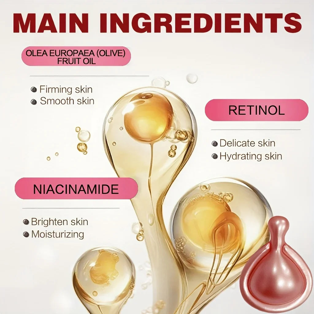 Niacinamide & Retinol Facial Essence Capsules | 30 ct
