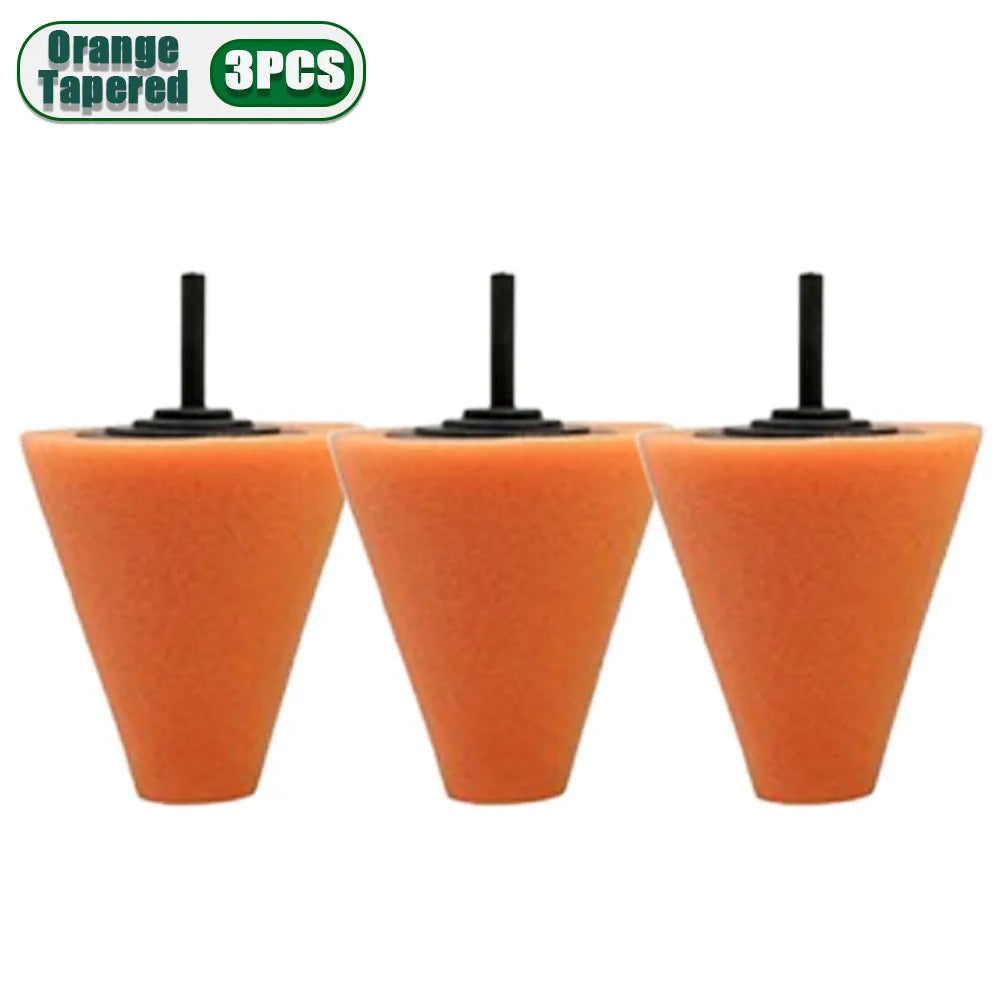 Car Wheel Hub Polishing Sponge Cone – Rim Cleaner Tool