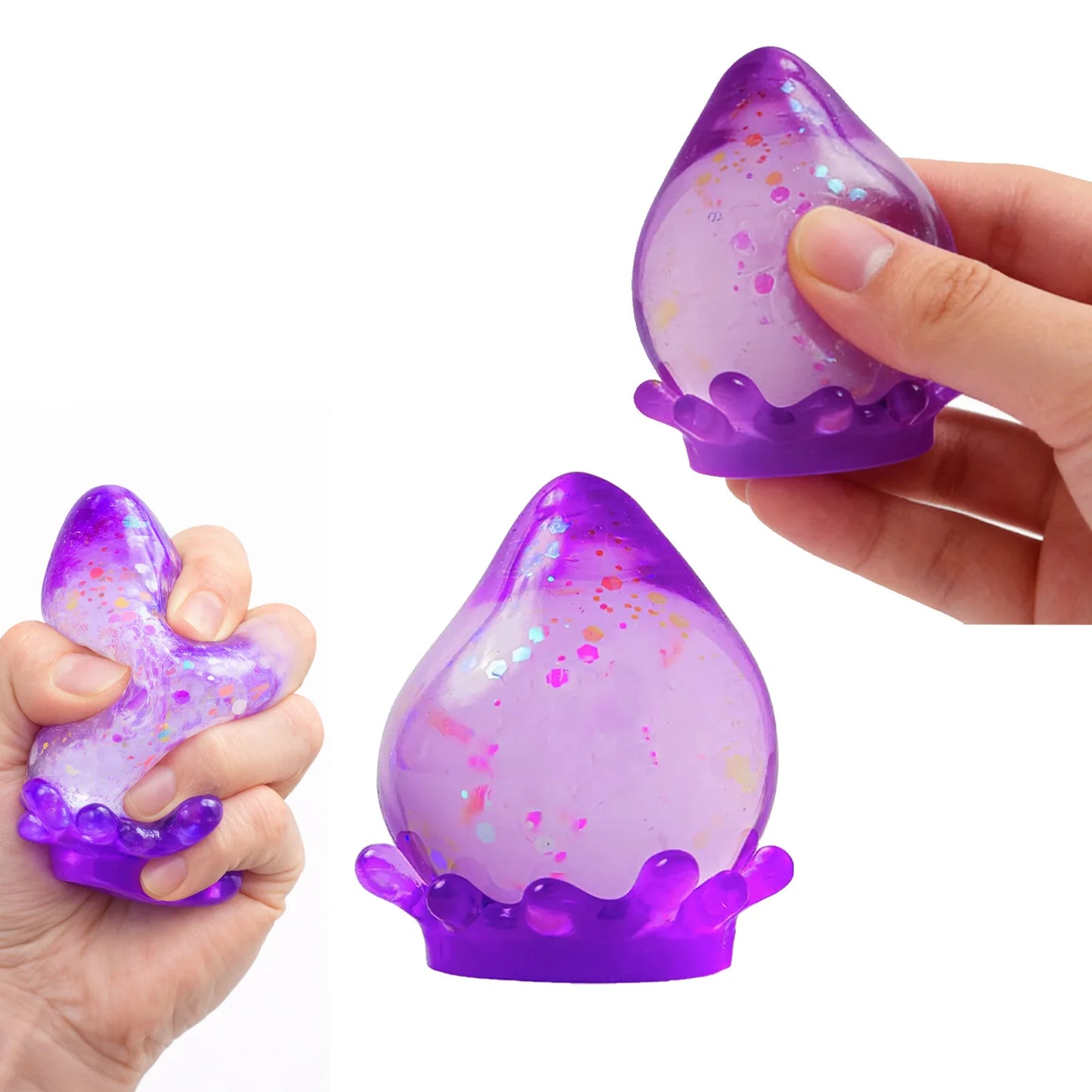 Water Droplet Squishy Stress Ball – Squeeze Toy Kids & Adults