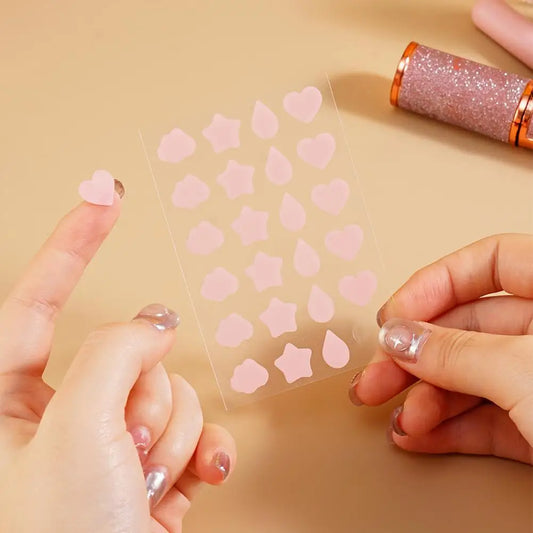 Colorful Star Shaped Acne Patch Hydrocolloid Salicylic Acid Spot Treatment Concealer Acne Pimple Patch Makeup Tool Peaceful Pleasures Health and Wellness