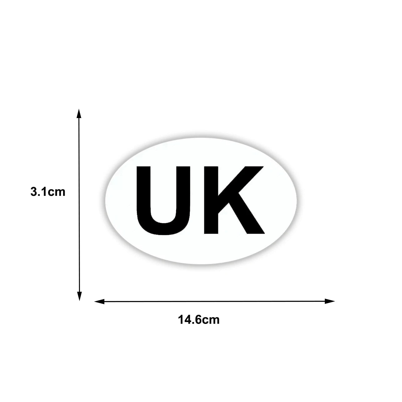 5.7 inch Wide UK British Car Sticker And Decal for Windows, Cars, SUV, Trucks 2Pcs Peaceful Pleasures Health and Wellness