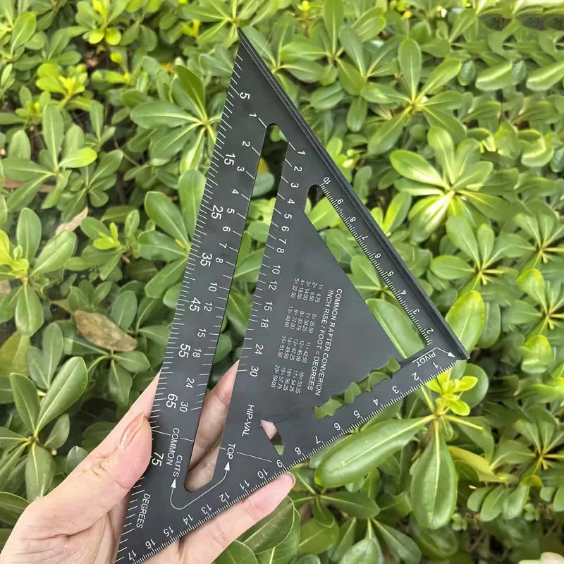 Triangle Ruler Measurement Tool Aluminium Alloy Carpenter Square
