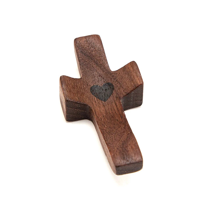 Pocket Wooden Cross – Faith Encouragement & Spiritual Gift