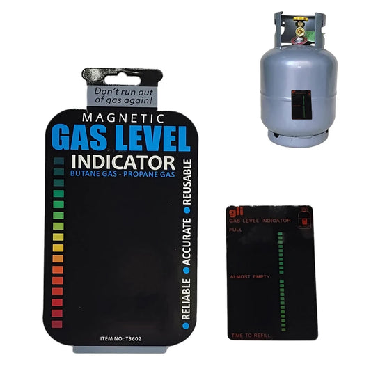 Magnetic Gas Cylinder Tool Gas Tank Level Indicator Propane Butane LPG Fuel Gauge Caravan Bottle Temperature Measuring Stick Peaceful Pleasures Health and Wellness
