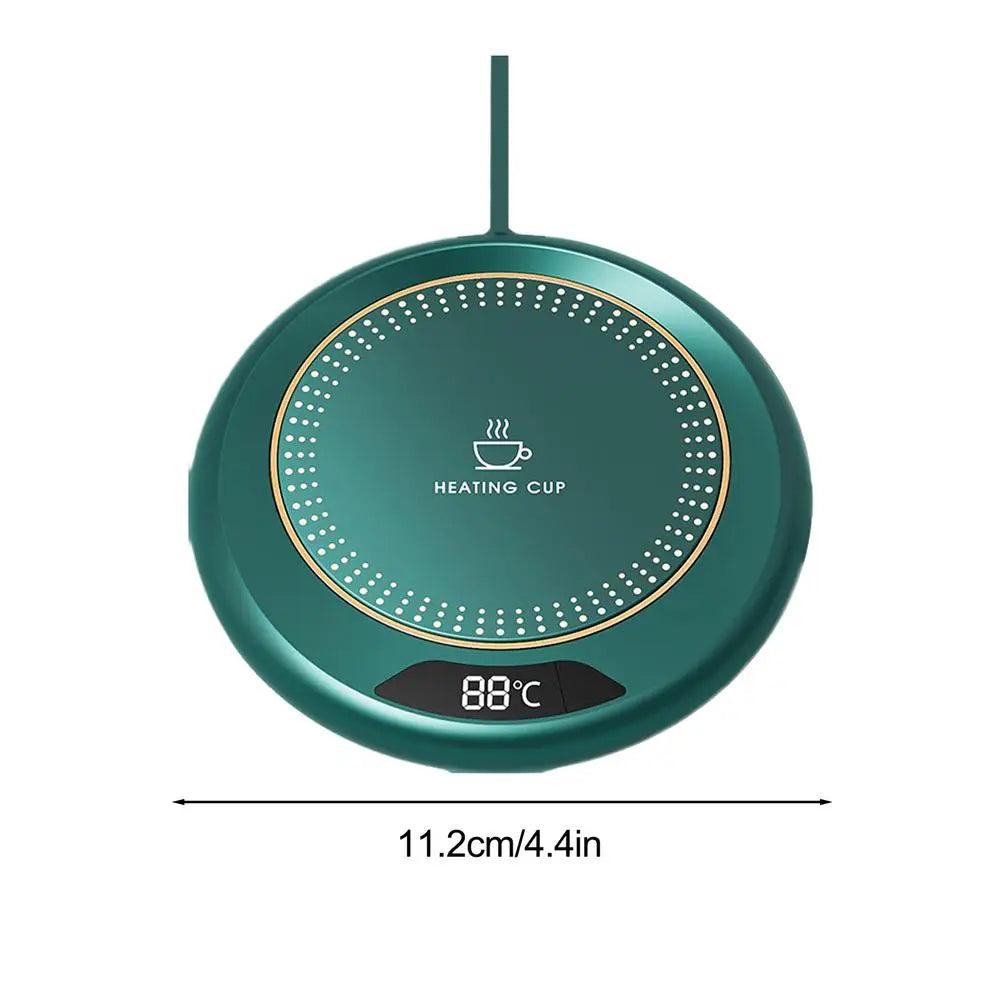 USB Smart Cup Warmer – Digital Thermostatic Coffee Mug Heater