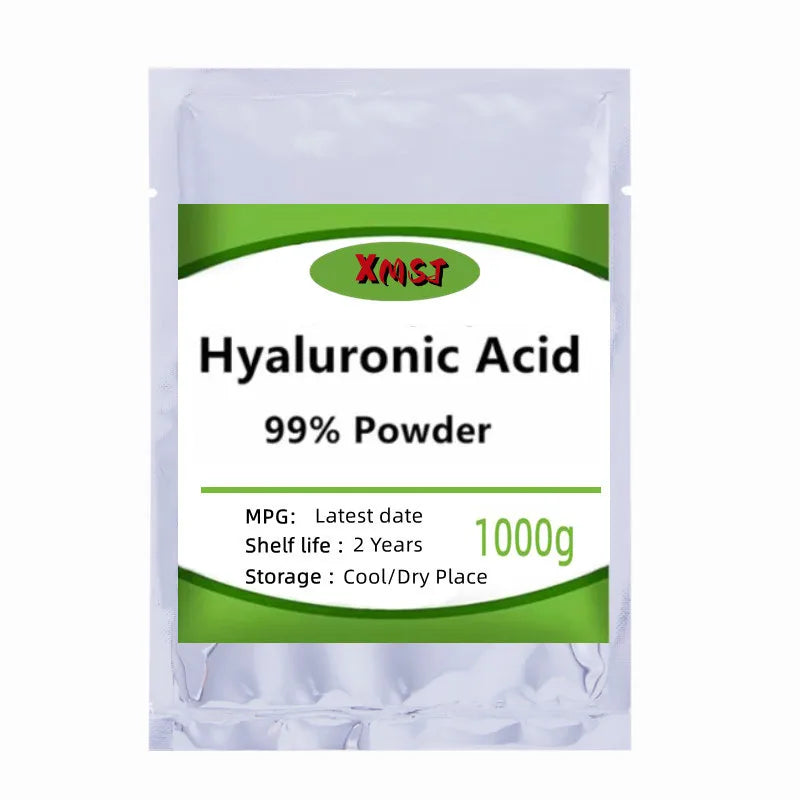 Cosmetic Grade 99% Hyaluronic Acid Powder,HA Hyaluronic Acid Powder Low Molecular Weight Moisturizing,Antiaging,Anti Wrinkle Peaceful Pleasures Health and Wellness