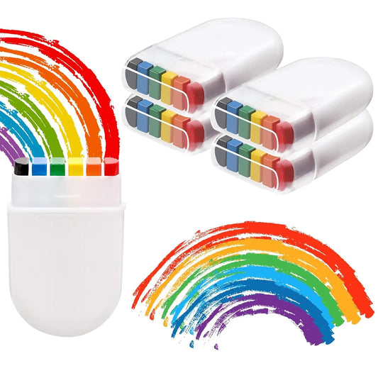 Rainbow Crayon Paint Rainbow Birthday Party Colourful Theme Party Accessories Party Family Costume Gift Pocket Size Peaceful Pleasures Health and Wellness