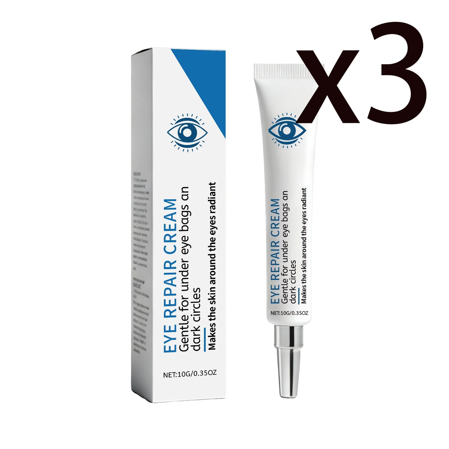 Tightening Eye Cream Improve Fine Lines Remove Dark Circles Relieve Eye Bags Reduce Swelling Brighten Skin Moisturize Eye Lotion Peaceful Pleasures Health and Wellness 3x10g