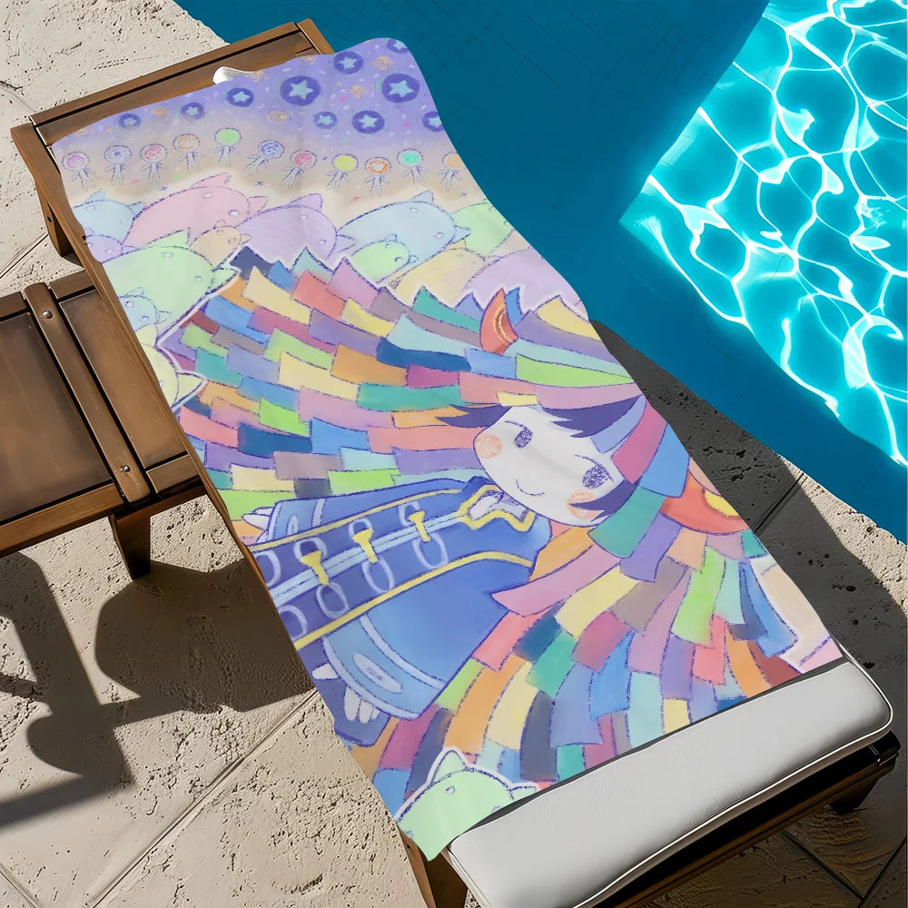 Quick Dry Beach Towel – Soft, Lightweight & Absorbent | 11 Sizes Quick Dry Towel Peaceful Pleasures Health and Wellness z6 STJ70x140CM