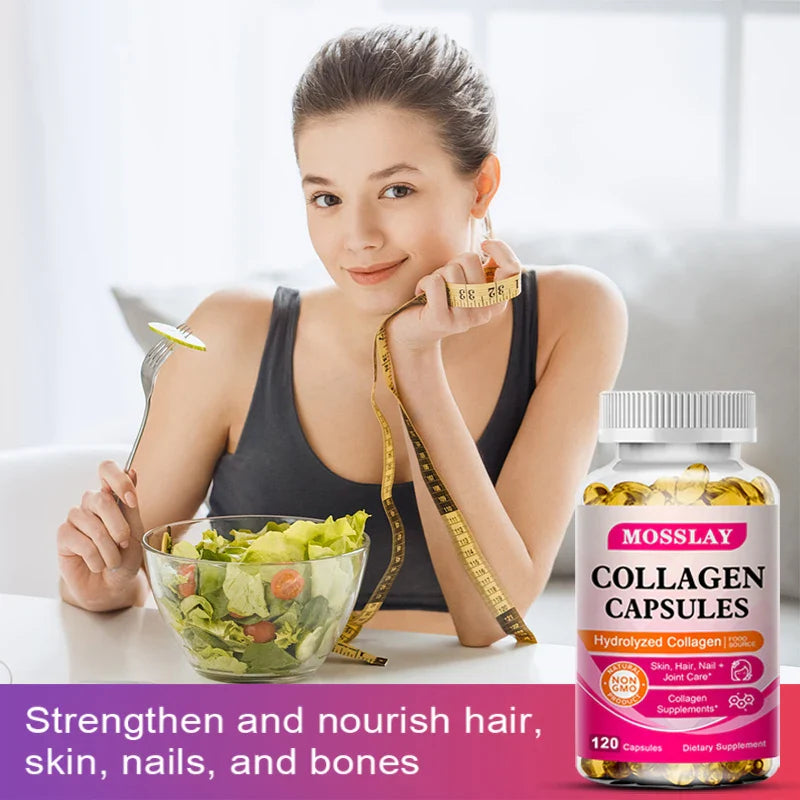 Collagen Capsules with Hyaluronic Acid & Vitamin C | Xemenry