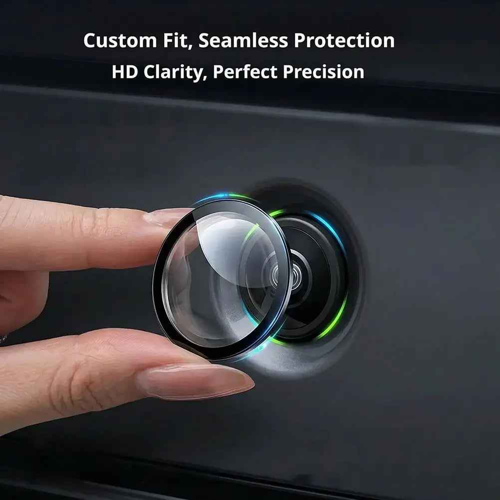 Car Rear Backup Camera Lens Guard 2PCS 360° Panoramic Camera Protective Cover Anti-Scratch Waterproof Dustproof Auto Accessory Peaceful Pleasures Health and Wellness