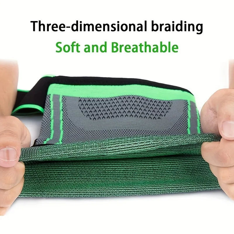 1pc Sports Elbow Protector For Men And Women, Joint Sleeve Protector Arm Sheath, Tennis Elbow Belt Strap Pressurized Winding Peaceful Pleasures Health and Wellness