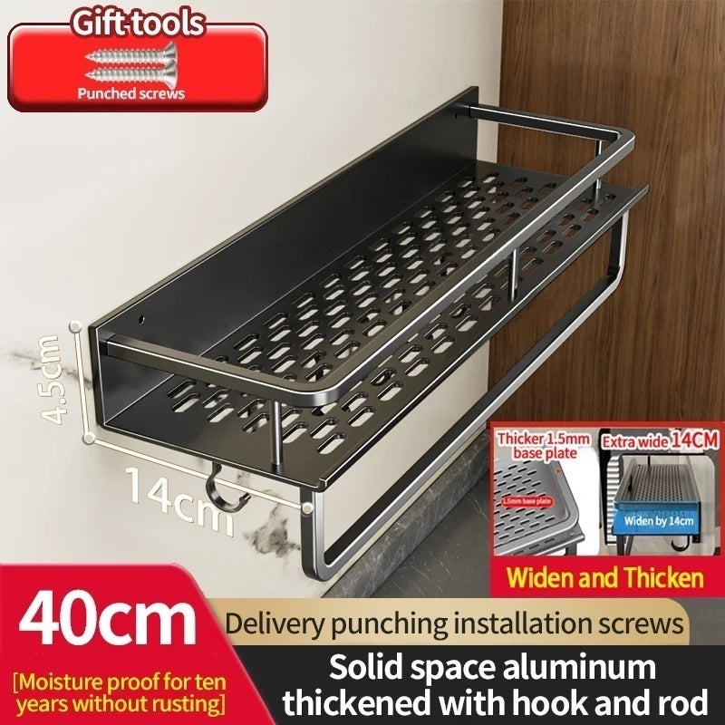 Wall-Mount Kitchen Knife Rack & Spice Organizer | YUNJIEYA