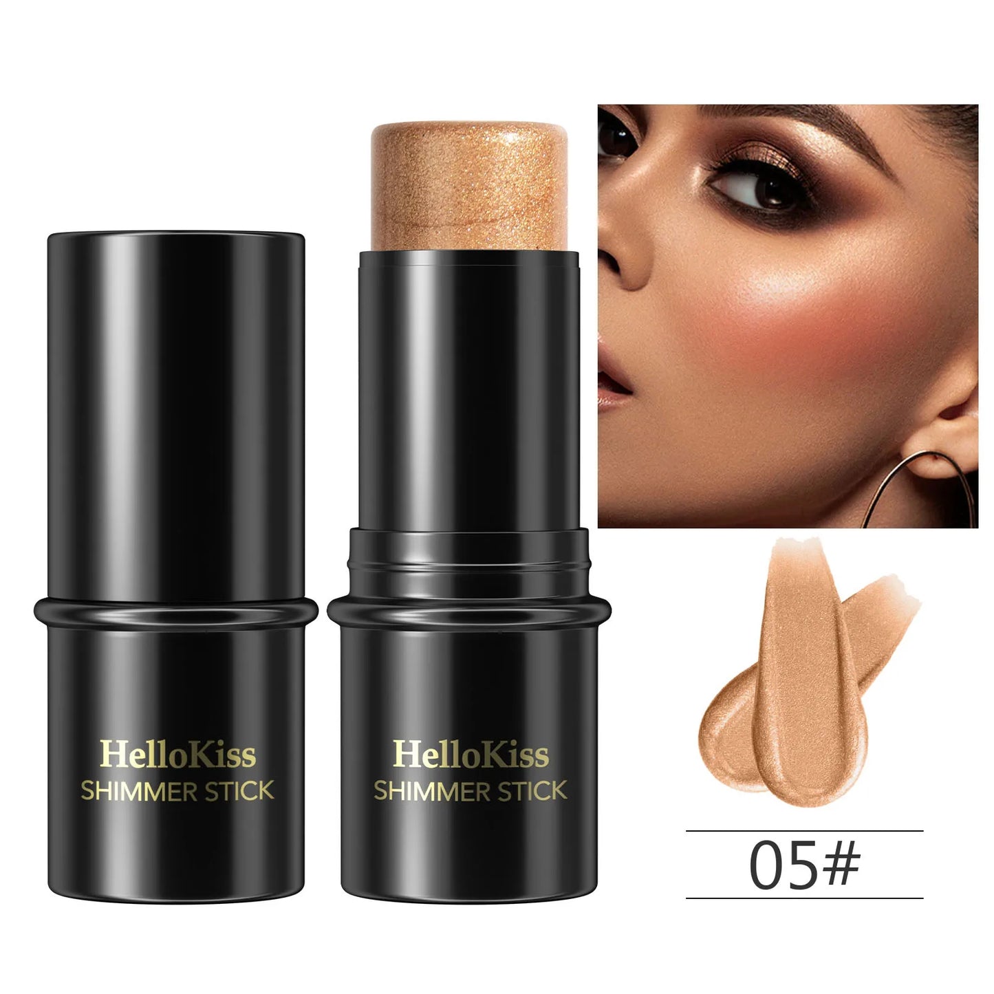 4-in-1 Highlight & Contour Stick | Bronzer Blush Concealer