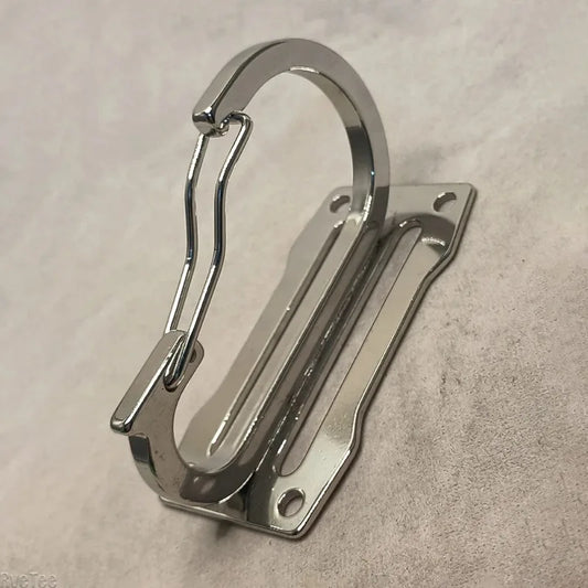 Stainless Steel Quick-Release Belt Clip Hook | Tool Belt Holder Tool Belt Clip Peaceful Pleasures Health and Wellness