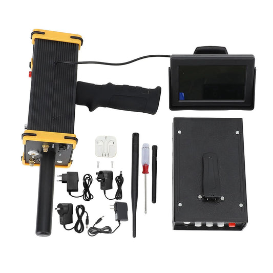 Metal Locator Positioning 100‑240V High Accuracy Metal Detector Intelligent Modular with Antenna for Silver Peaceful Pleasures Health and Wellness