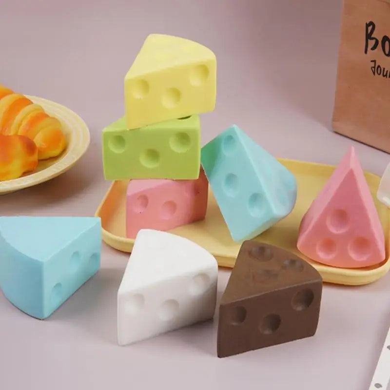 Cheese Squeeze Fidget Toy – Slow Rebound Stress Relief Squishy
