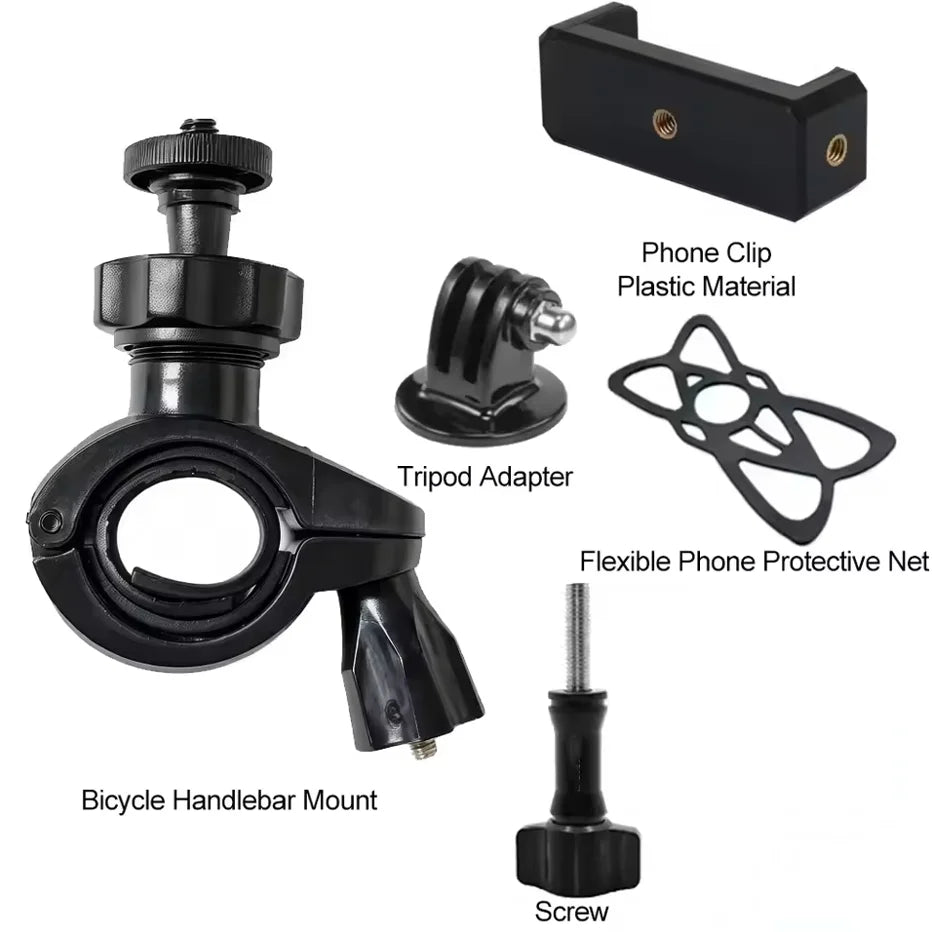 Bike Handlebar Mount for GoPro, DJI Osmo & Insta360