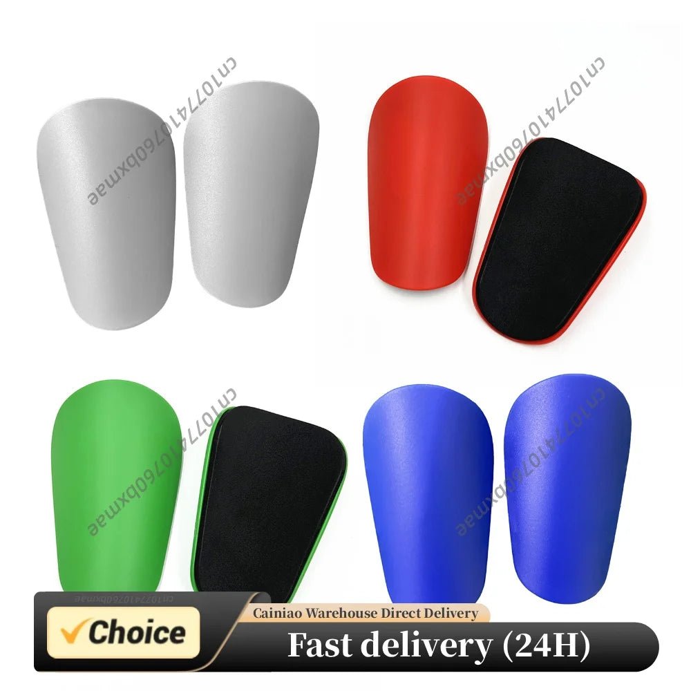 1 Pair Mini Soccer Leg Pads Wear- Lightweight Feet Shin Guards Shock Absorbing Portable Shank Board for Kids and Adults Peaceful Pleasures Health and Wellness