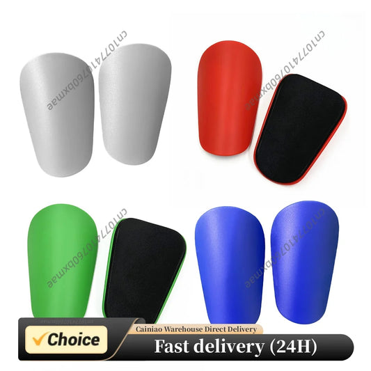 1 Pair Mini Soccer Leg Pads Wear- Lightweight Feet Shin Guards Shock Absorbing Portable Shank Board for Kids and Adults Peaceful Pleasures Health and Wellness
