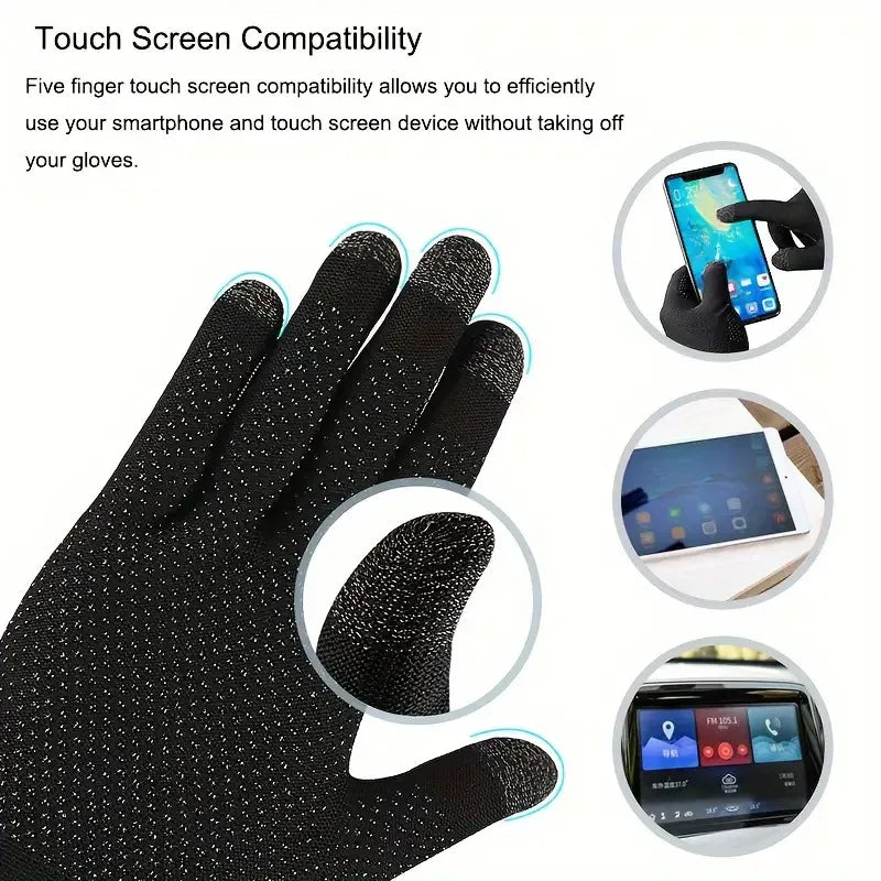RooRuns Touchscreen Winter Gloves – Waterproof, Windproof