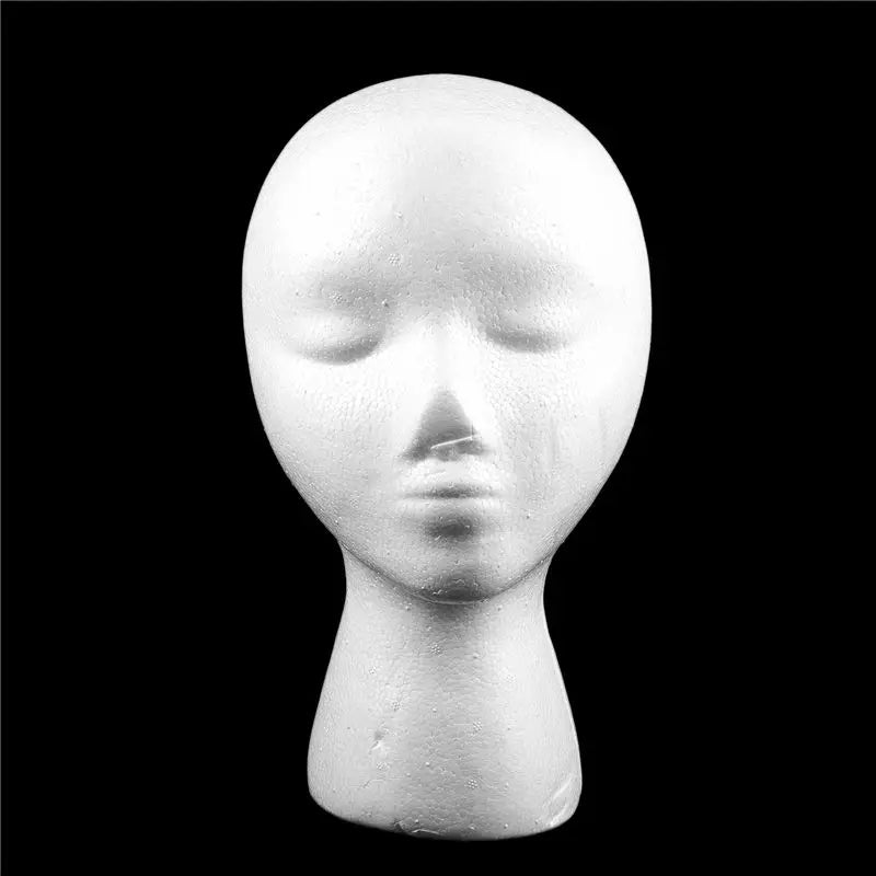 A36T-10Pcs 27.5 X 52Cm Dummy / Mannequin Head Female Foam(Polystyrene) Exhibitor For Cap, Headphones, Hair Accessories Peaceful Pleasures Health and Wellness