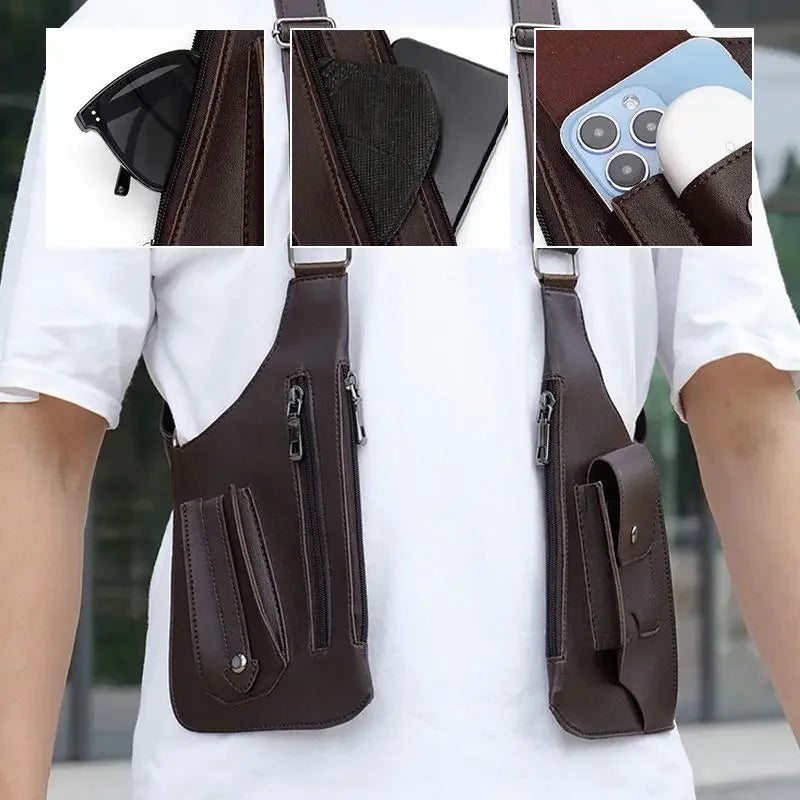 Men's Tactical Crossbody Bag | Waterproof Anti-Theft Multi-Pocket