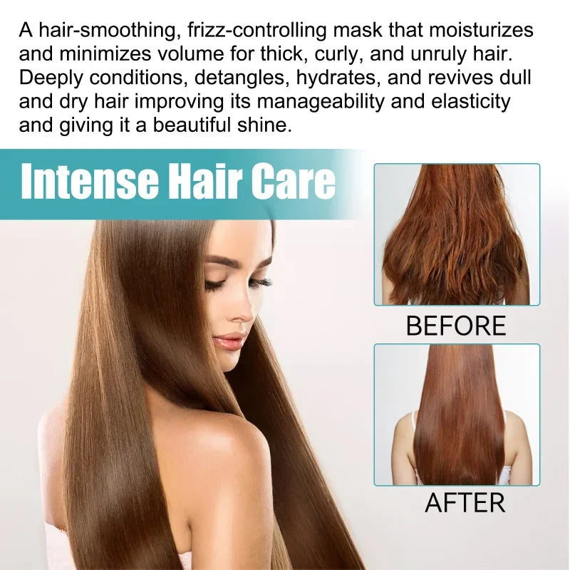 Keratin Hair Straightening Cream 60ml – Protein Smoothing Treatment