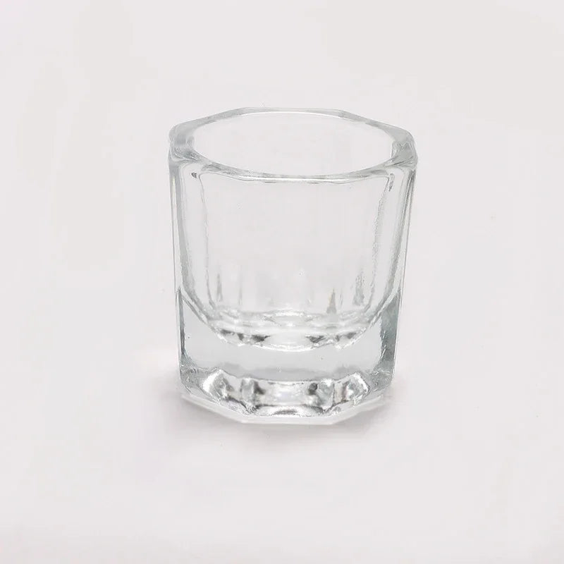 Crystal Glass Dappen Dish | Acrylic Nail Liquid Mixing Cup