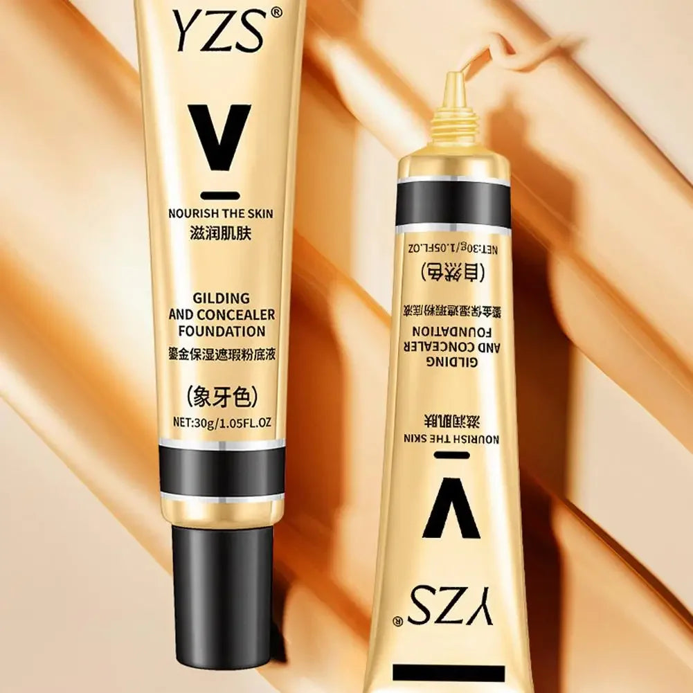 Natural Foundation Primer & Concealer - Waterproof Longwear Full Coverage Liquid Makeup Foundation Hydrating Blend, Moisturizing Peaceful Pleasures Health and Wellness