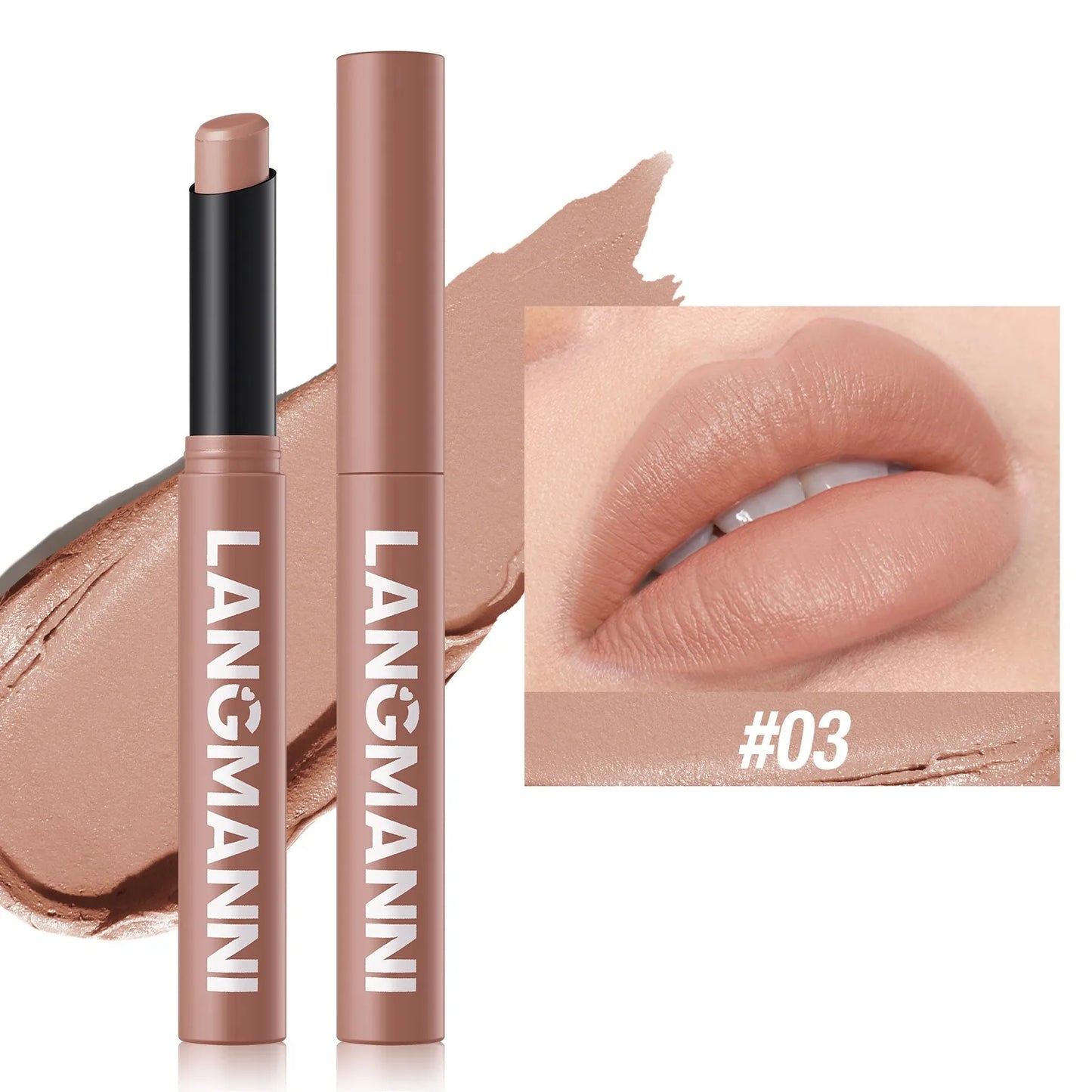 Pearl Shimmer Lipstick | High-Shine Creamy Hydrating Lip Color