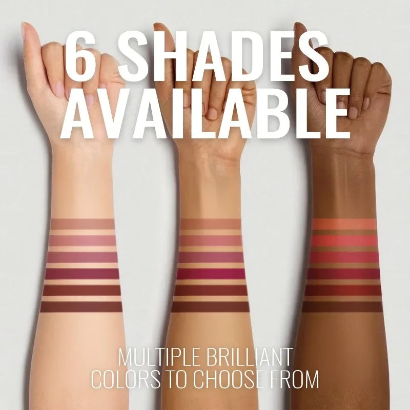 Matte Liquid Lip Liner Pencil – Waterproof 6-Color Lipliner