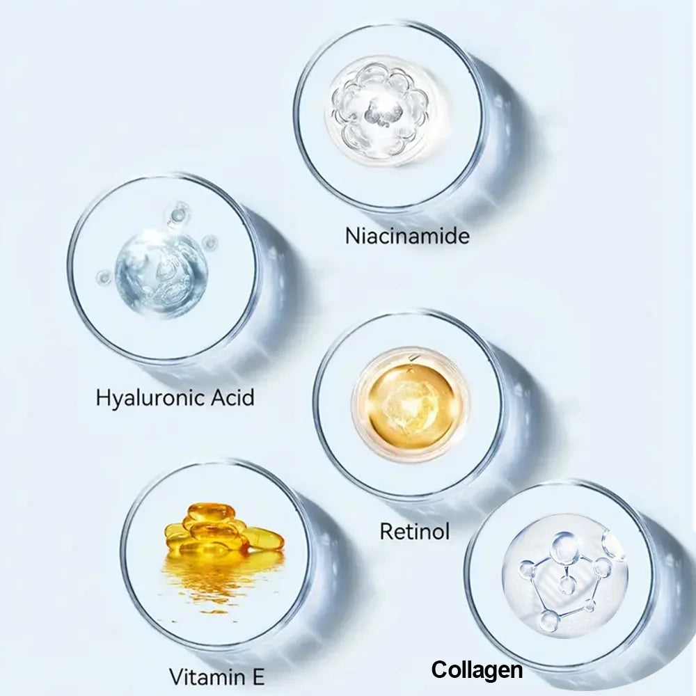 Retinol Facial Wrinkle Alleviating Essence Remove Dark Spot Collagen Brightening Facial Essence Peaceful Pleasures Health and Wellness