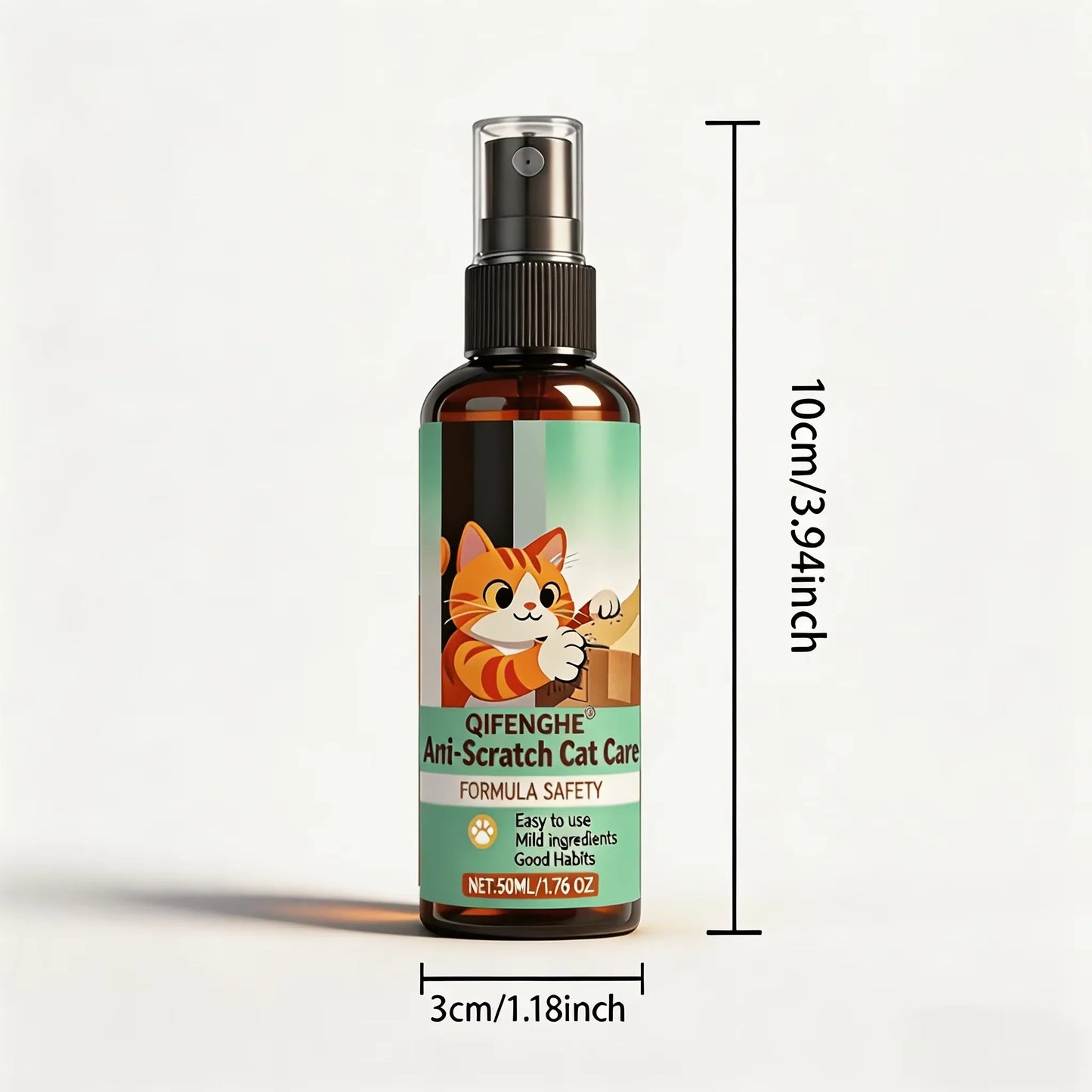 Cat Anti-Scratch Deterrent Spray | Safe, Fresh Scent Formula