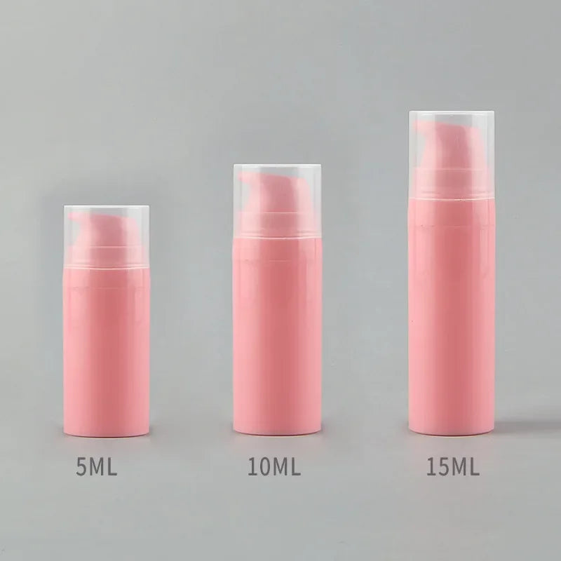 Airless Pump Lotion Bottle 5–25ml | Refillable Travel Container