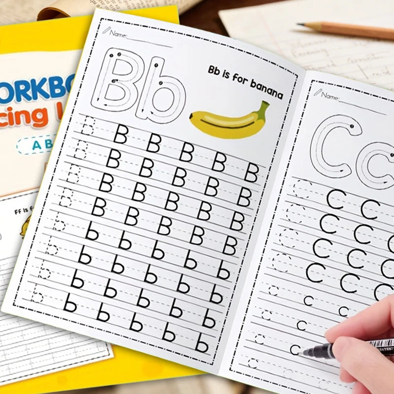 Workbook Containing Letters A-z Designed Specifically Learning Offers