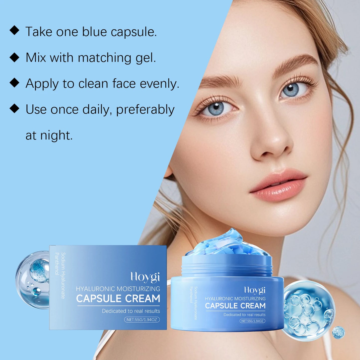 Hyaluronic Acid Capsule Cream – Deep Hydration & Barrier Repair