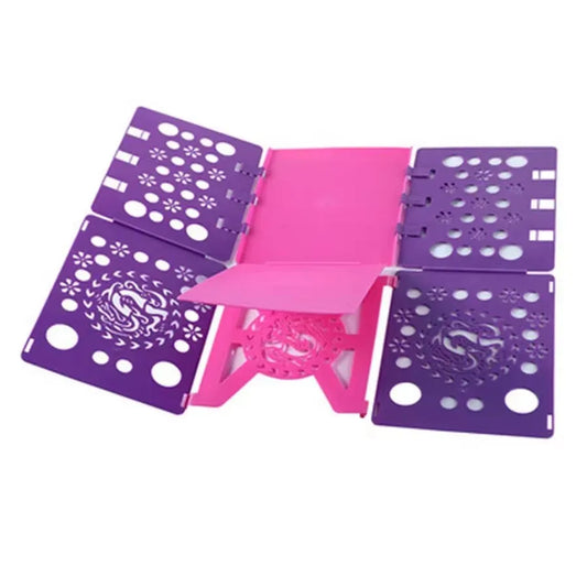 T-Shirt Folding Board Durable Flip Fold Clothes Folder Save Time Easy to Fast Plastic Clothes Folding Boards for Adults Peaceful Pleasures Health and Wellness PURPLE