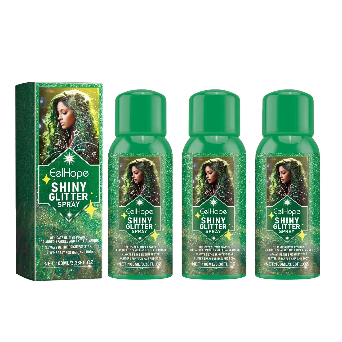 Eelhope Glitter Spray – Body, Face, Hair & Clothes Shimmer