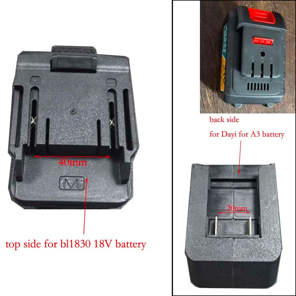 18V Li-Ion Battery Adapter – BL1830 BL1840 BL1850 & Dayi A3/2106