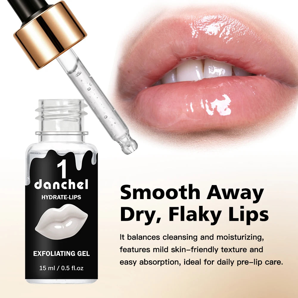 Hydrate-Lips Set Gentle Exfoliation Formula Long-Lasting Color Deep Nourishment Full Uniform Color Micro Needle Lip Gloss Kit Peaceful Pleasures Health and Wellness